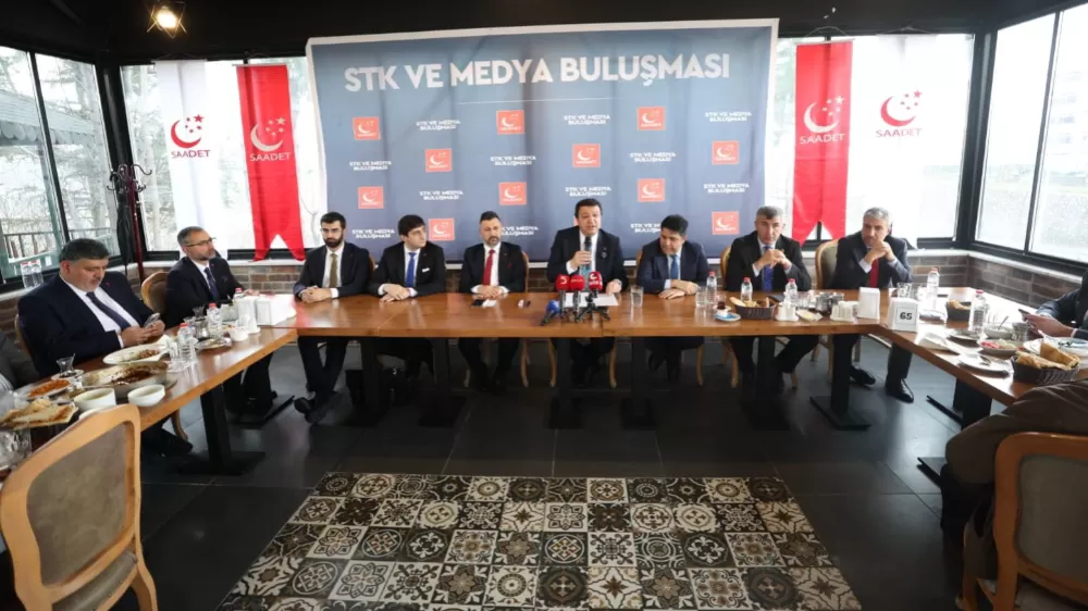 Saadet Partisi Genel Başkanı Mahmut Arıkan Bingöl'de 