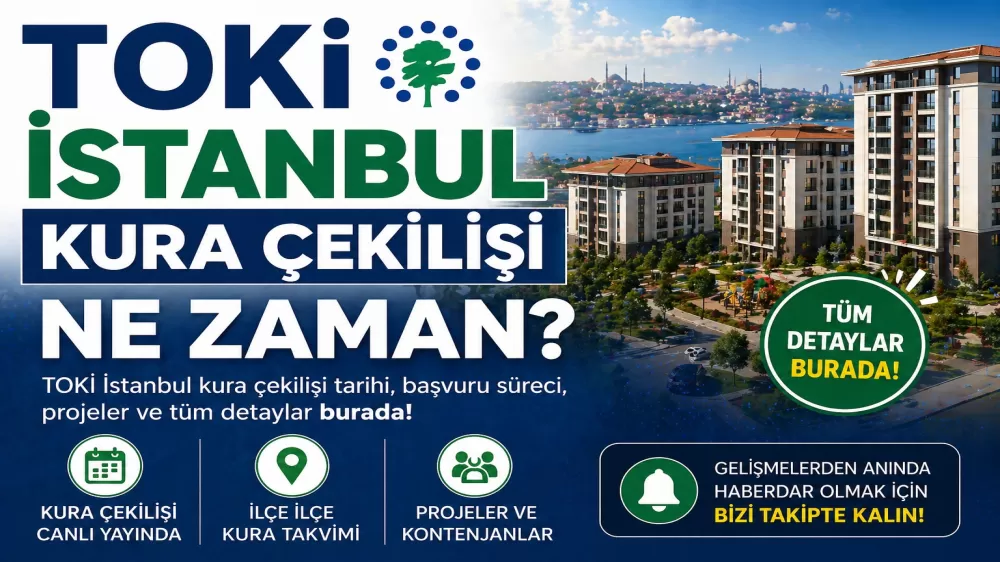 TOKİ İstanbul kurası başlıyor! Saat açıklandı