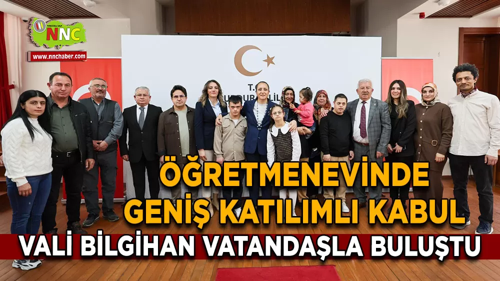 Vali Tülay Baydar Bilgihan Burdur'da geniş katılımlı ziyaretçi kabulü gerçekleştirdi