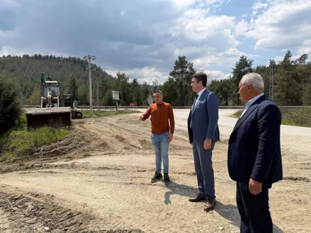 Kaymakam Kuruca Elsazı Köyünde DSİ çalışmalarını yerinde inceledi