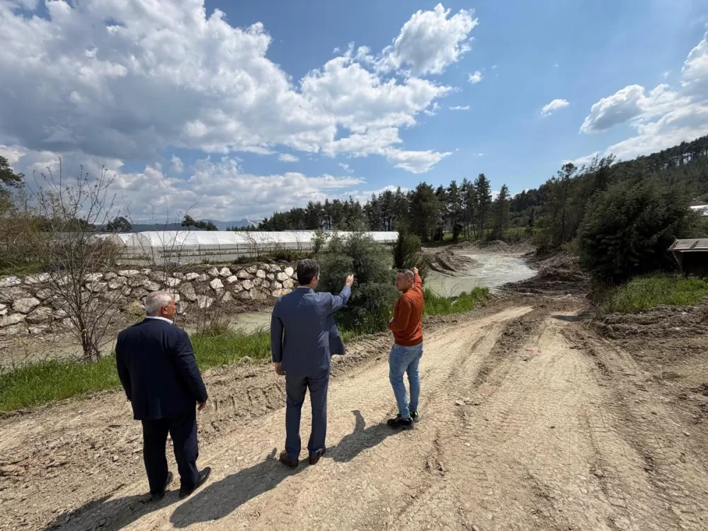 Kaymakam Kuruca Elsazı Köyünde DSİ çalışmalarını yerinde inceledi