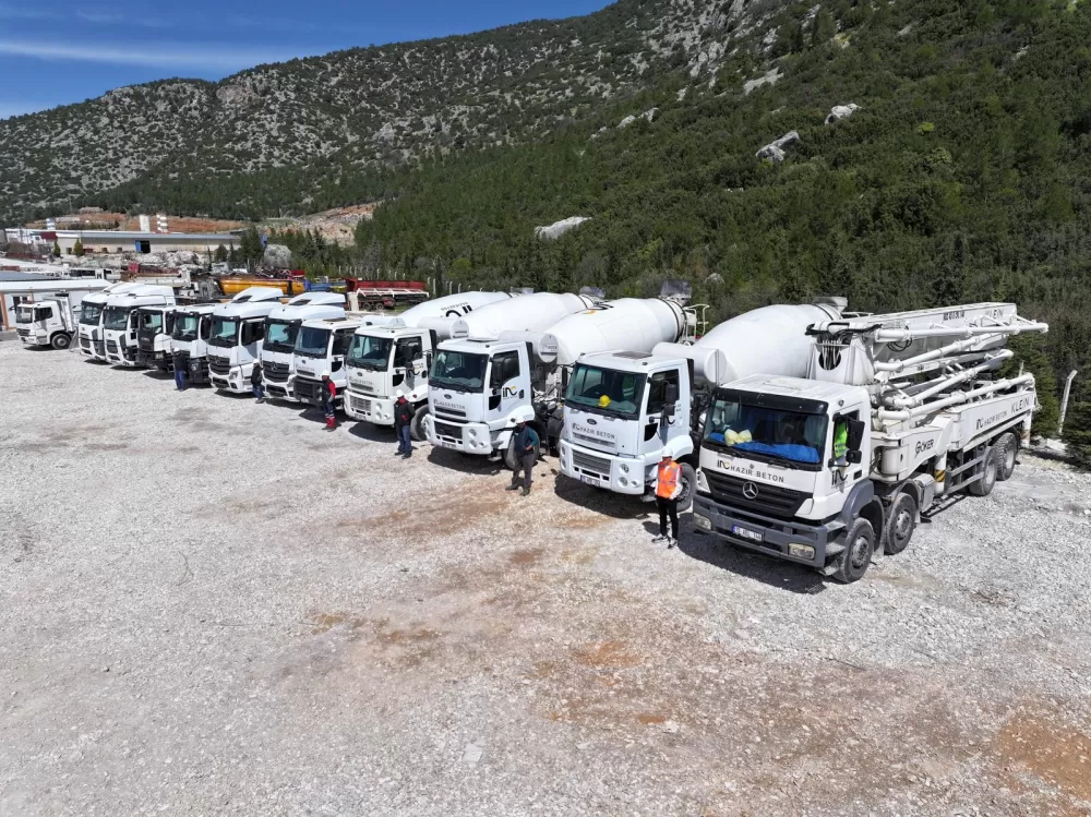 Bucak'ta İNC Hazır Beton organize sanayi bölgesinde hizmet girdi