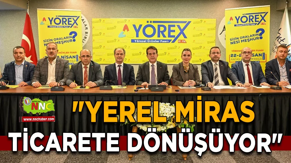 YÖREX 2026 için geri sayım başladı Yöresel ürünler Antalya'da buluşuyor