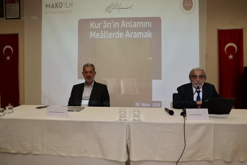 MAKÜ’de Kur’an’ın anlamı ve meal çalışmaları ele alındı