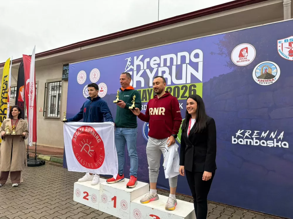 Bucak’ta spor ve tarih buluştu Kremna Sky Run yoğun ilgi gördü