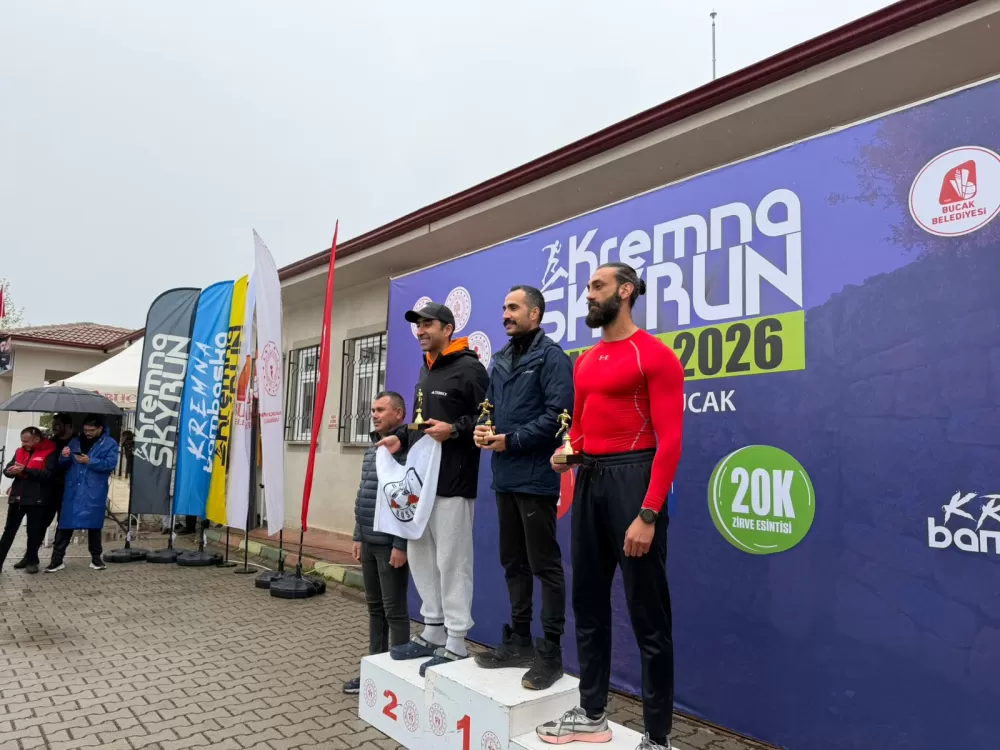 Bucak’ta spor ve tarih buluştu Kremna Sky Run yoğun ilgi gördü
