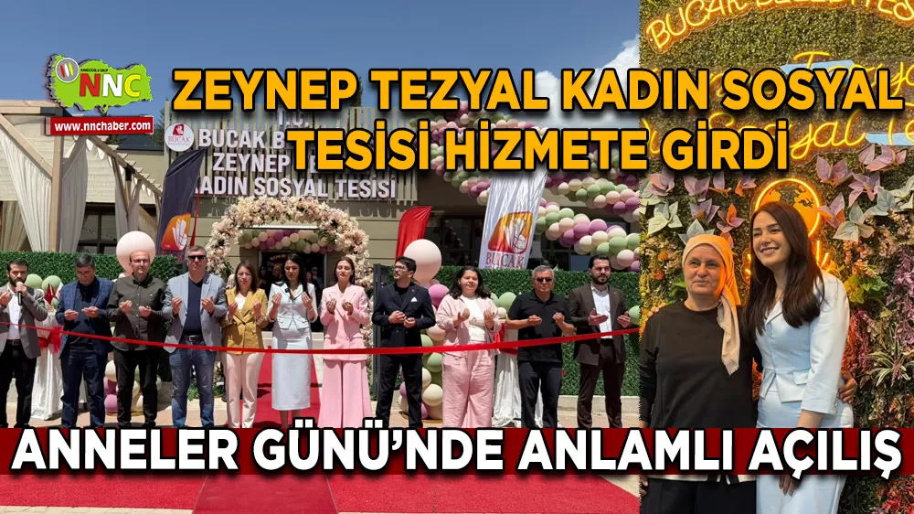 Anneler Günü’nde anlamlı açılış Zeynep Tezyal Kadın Sosyal Tesisi hizmete girdi