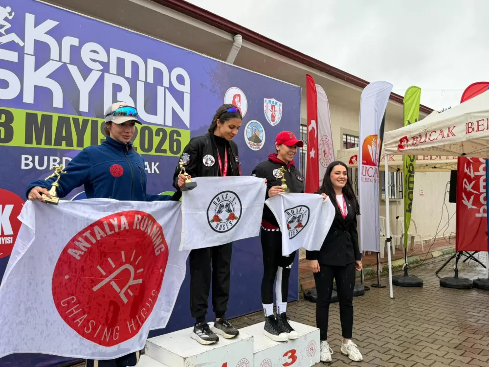 Bucak’ta spor ve tarih buluştu Kremna Sky Run yoğun ilgi gördü