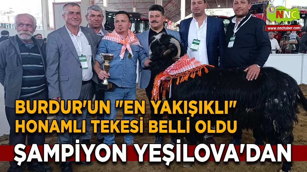 Burdur'un En Yakışıklı Honamlı Tekesi Belli Oldu