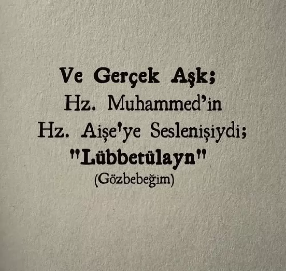Lübbetülayn ne demek, nereden çıkmış bu kelime?