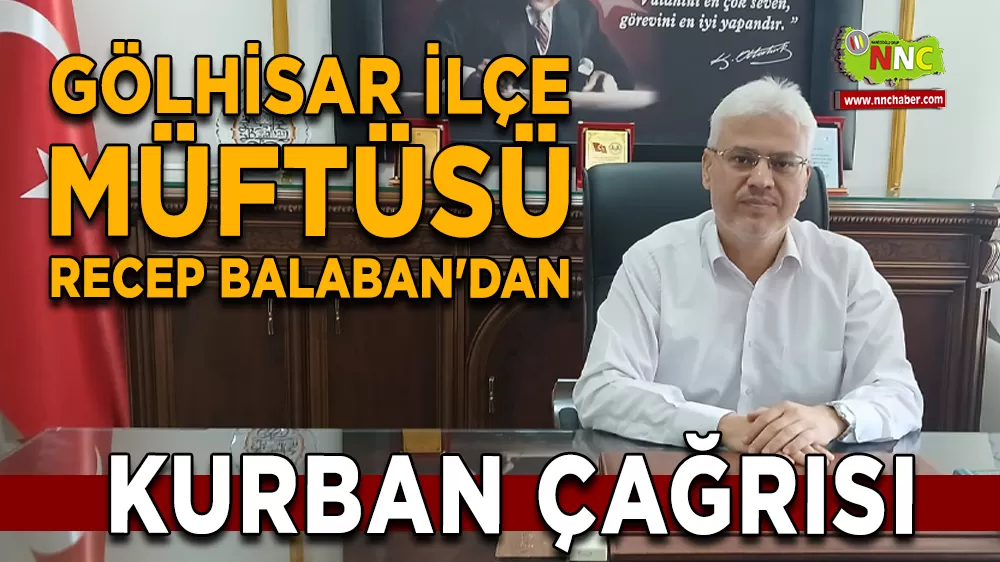 Gölhisar İlçe Müftülüğü’nden Kurban Bağışı Çağrısı