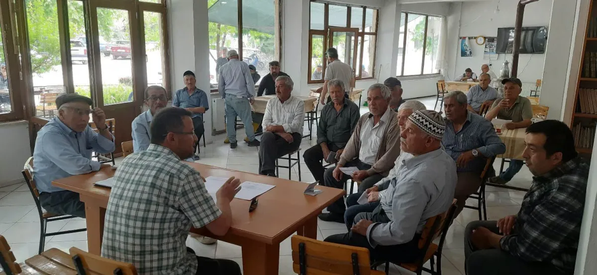 İbecik Köyü’nde üreticilere bitki koruma eğitimi verildi