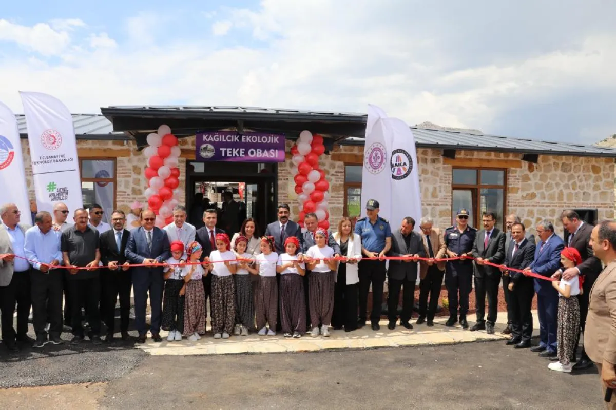 "Kağılcık Ekolojik Teke Obası" törenle hizmete açıldı