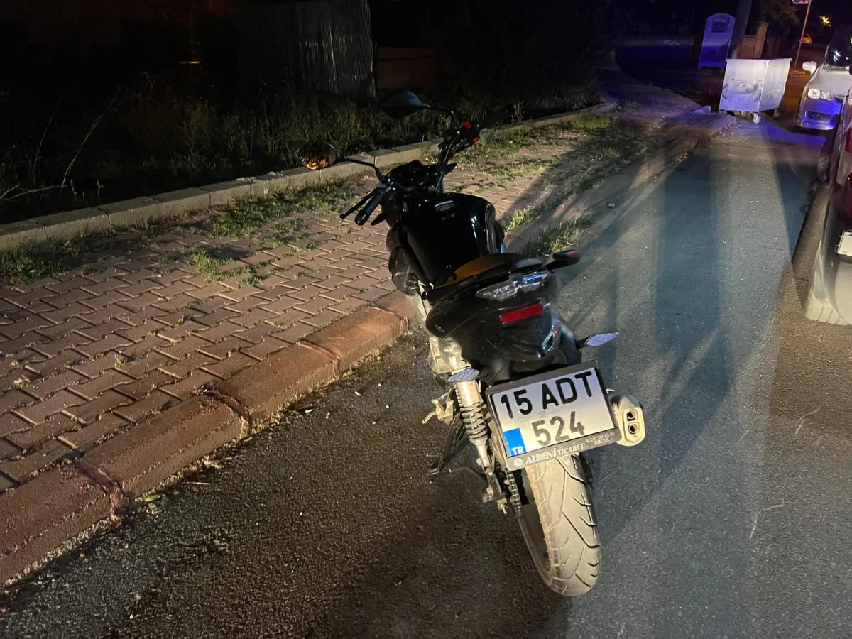 Bucak’ta motosiklet kazasında 2 kişi yaralandı