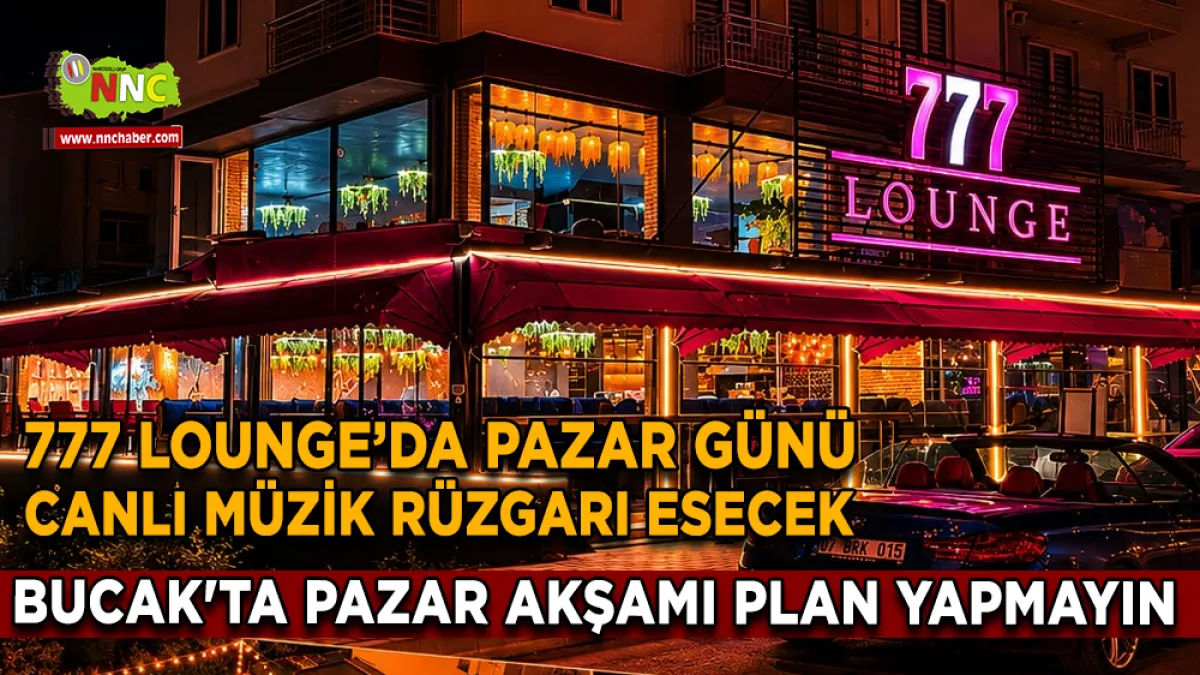 777 Lounge’da Pazar Günü Canlı Müzik Rüzgarı Esecek