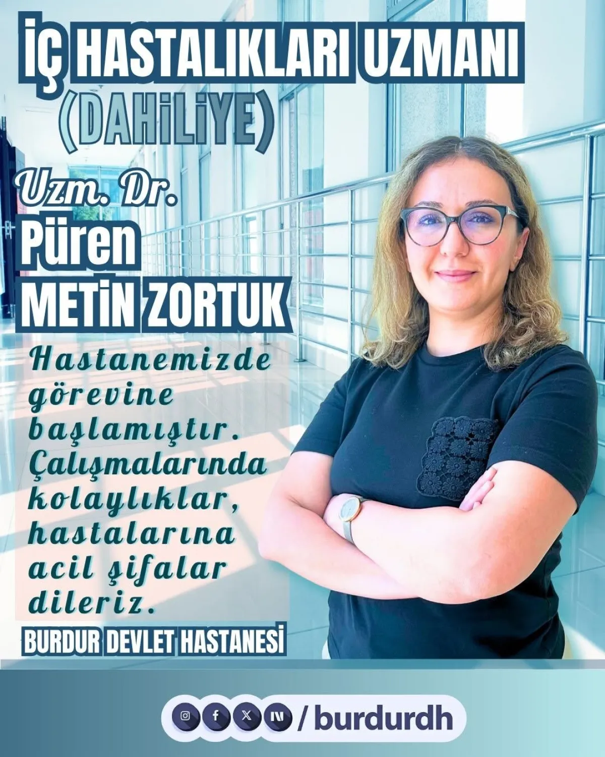 Burdur’da dahiliye uzmanı hasta kabulüne başladı