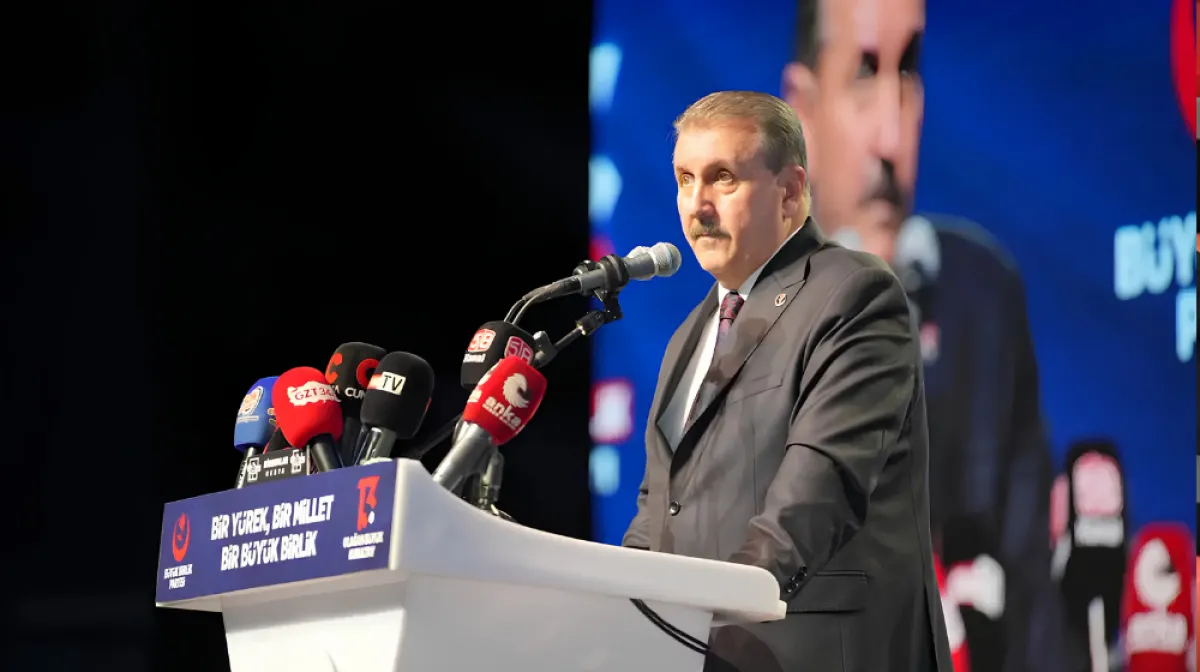 BBP Kurultayında Destici’den Birlik, Ekonomi ve Terör Mesajları