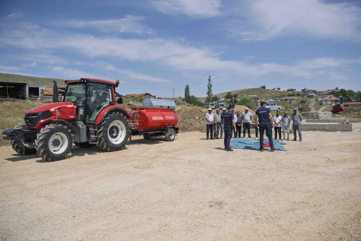 ABB’den Kırsal Mahallelere Yangın Önlemi: 546 Tanker Teslim Edildi