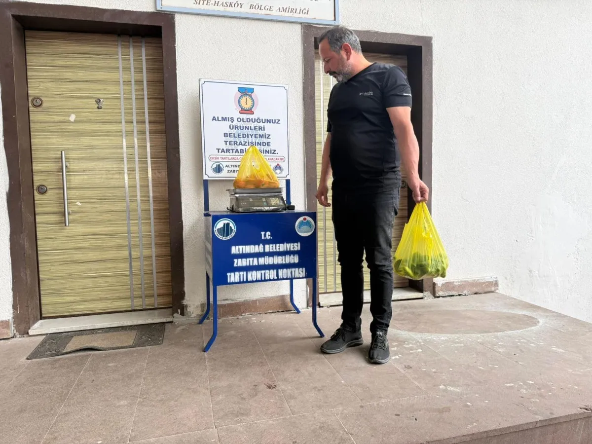 Altındağ Zabıtası Pazarlarda Denetimde