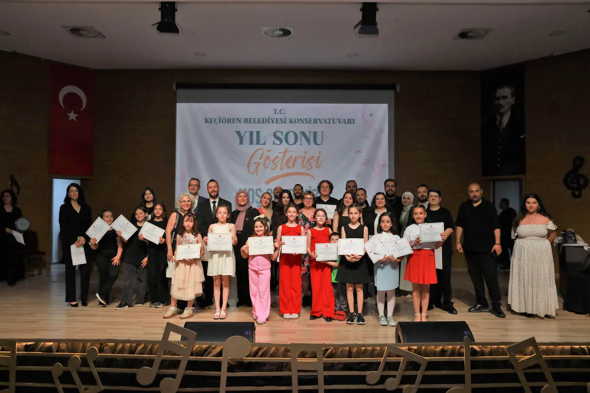 Keçiören Belediyesi Konservatuvarı’ndan Muhteşem Yıl Sonu Konseri