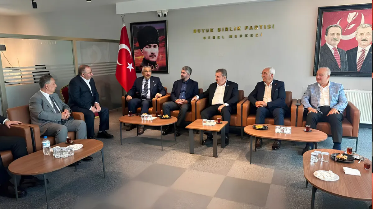 BBP Genel Merkezi’nde Taziye Yoğunluğu