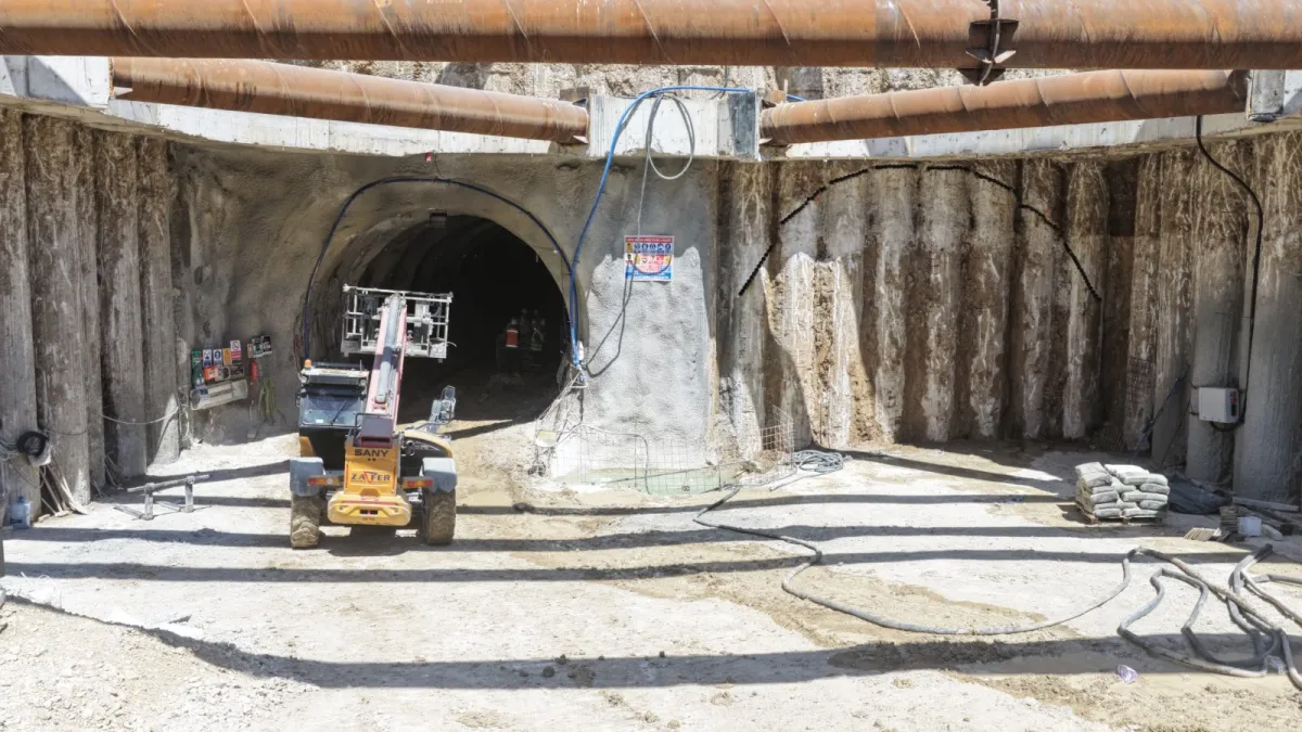 Mamak Metrosu’nda Çalışmalar Hız Kesmeden Sürüyor