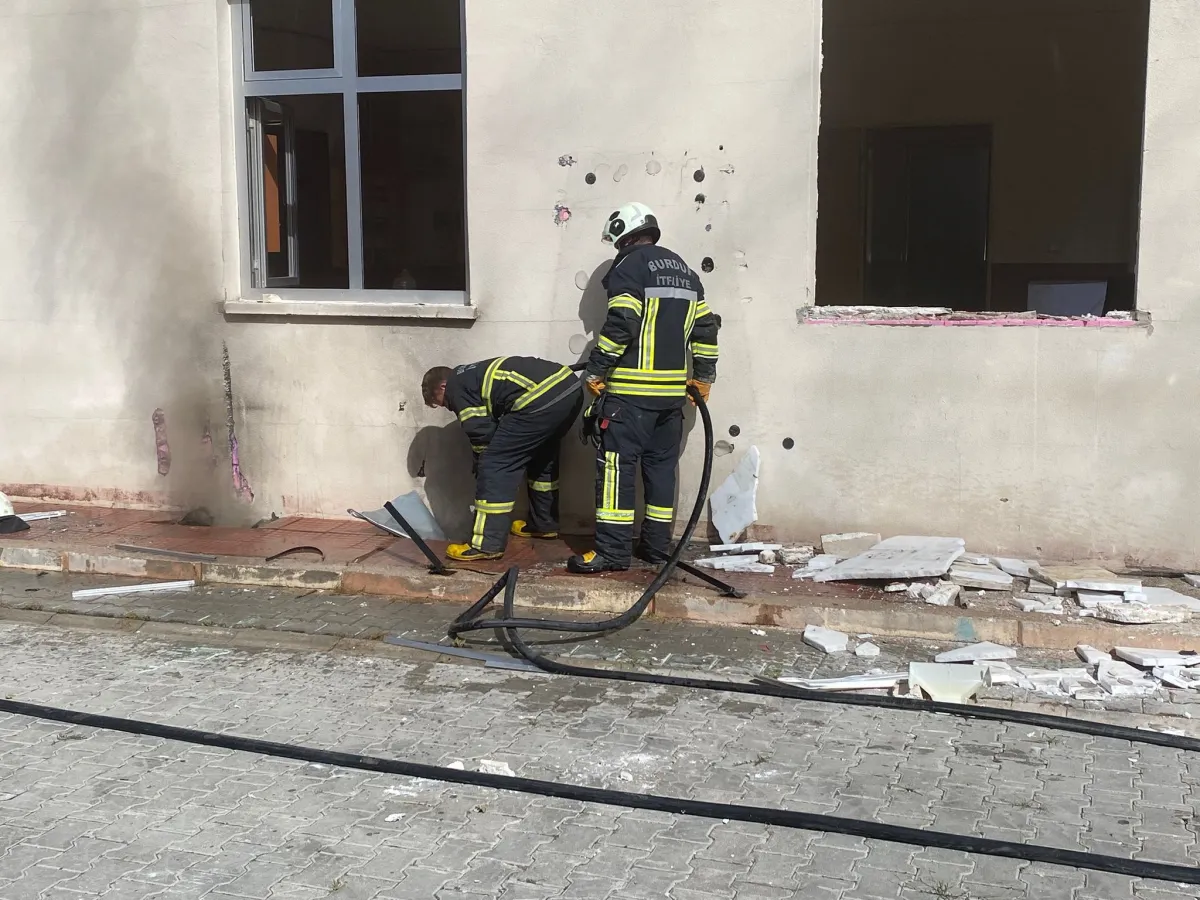 Boşaltılan Burdur E Tipi Cezaevi’nde Yangın Çıktı