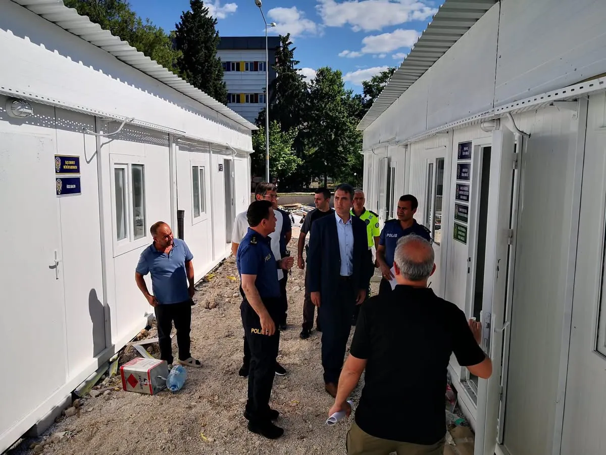 Bucak İlçe Emniyet Müdürlüğü geçici yerleşkeye taşınacak