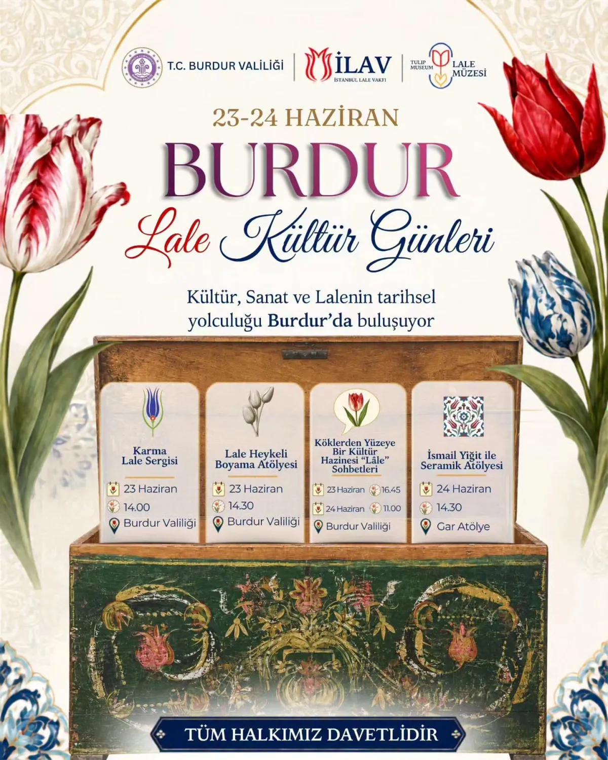Burdur’da Lale Kültür Günleri başlıyor