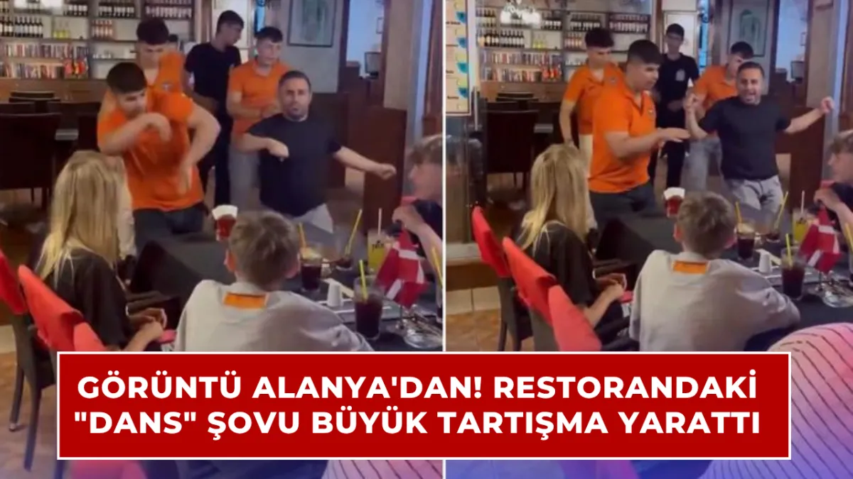 Alanya’daki Restoran Şovu Sosyal Medyada Tartışma Yarattı