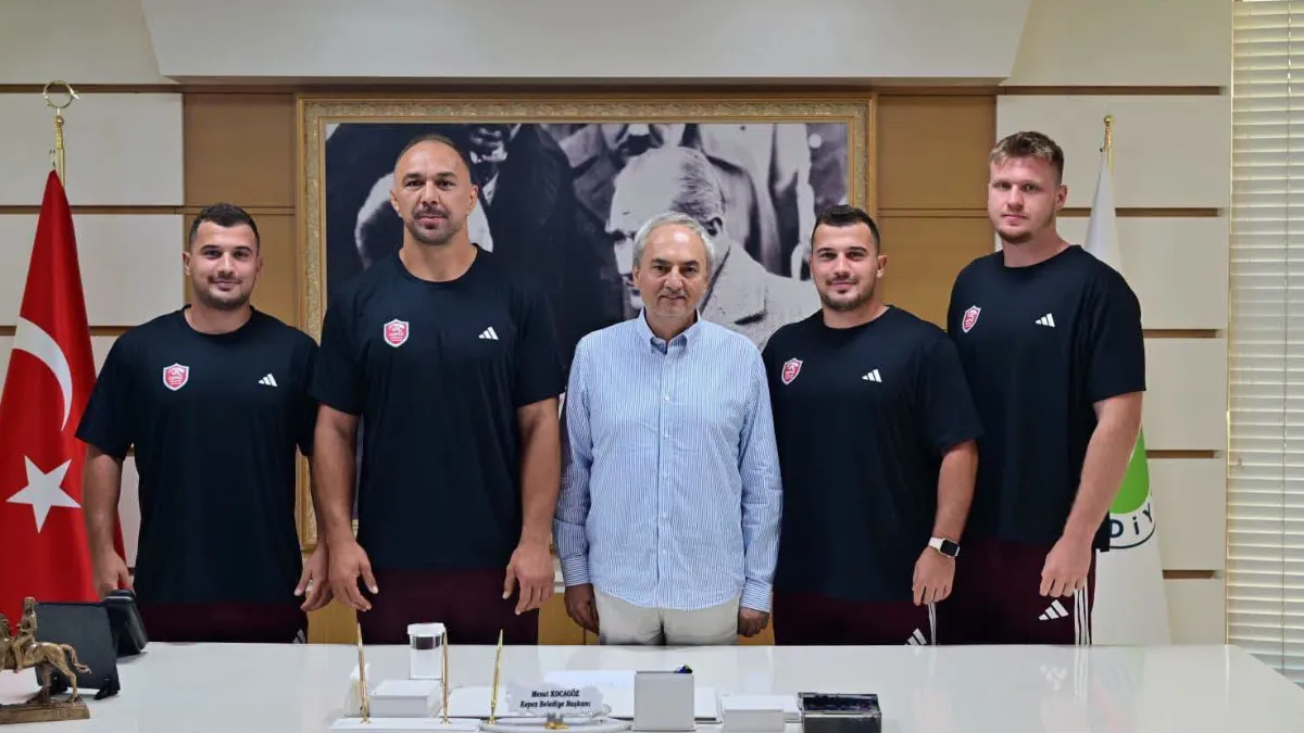 Ali Gürbüz ve Kepezli pehlivanlar Kırkpınar’a uğurlandı