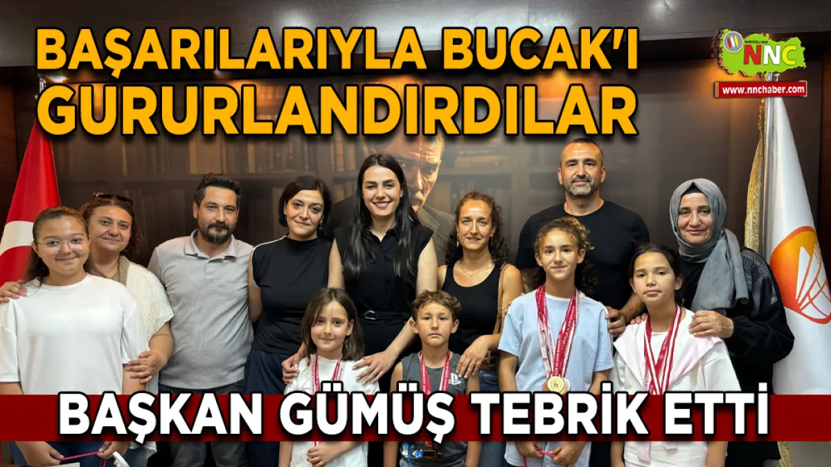 Başarılarıyla Bucak'ı Gururlandırdılar! Başkan Gümüş Tebrik Etti