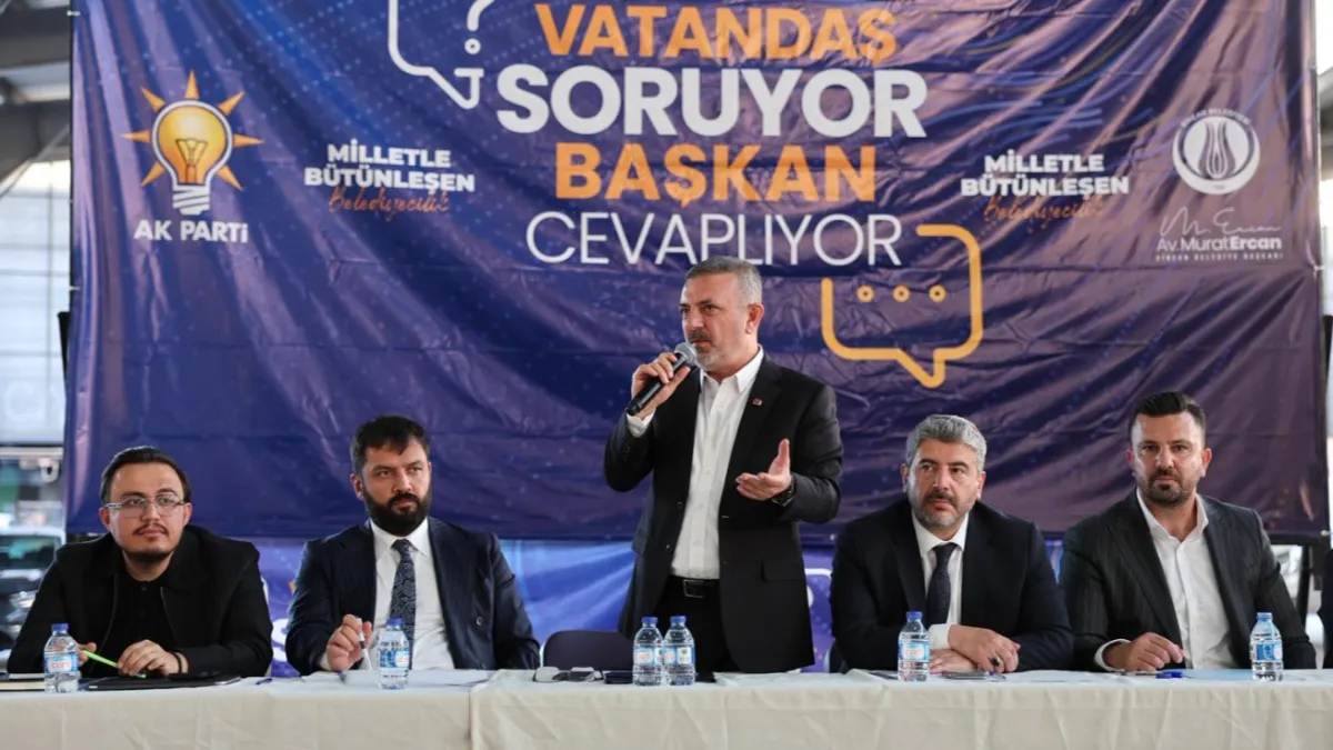 Başkan Murat Ercan, Mustafa Kemal Mahallesi Sakinleriyle Buluştu