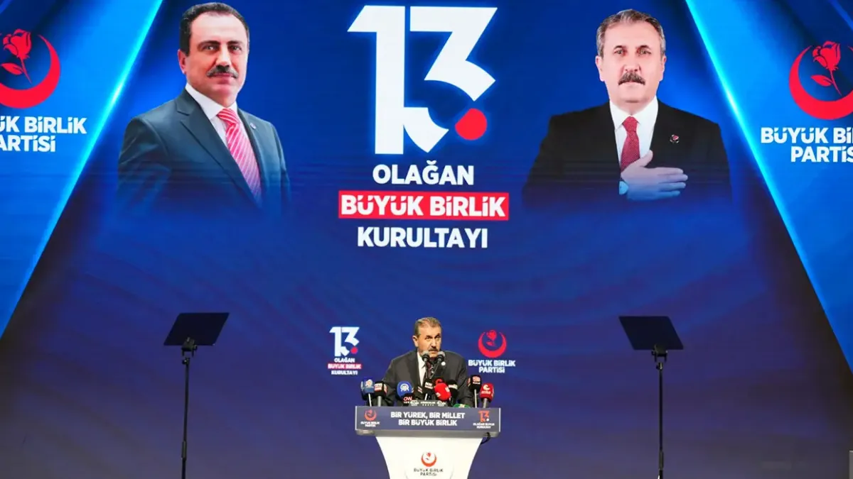 BBP Kurultayında Destici’den Birlik, Ekonomi ve Terör Mesajları