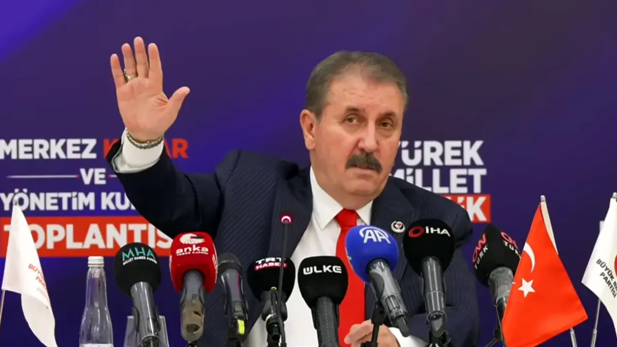 BBP Lideri Destici’den Yazıcıoğlu Soruşturması ve Gündeme Dair Açıklamalar
