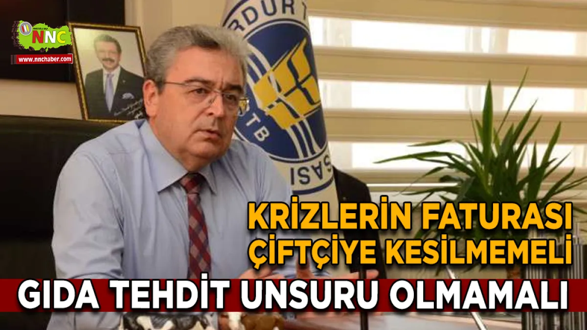 BTB Başkanı Gündüzalp’ten tarımda dışa bağımlılık uyarısı