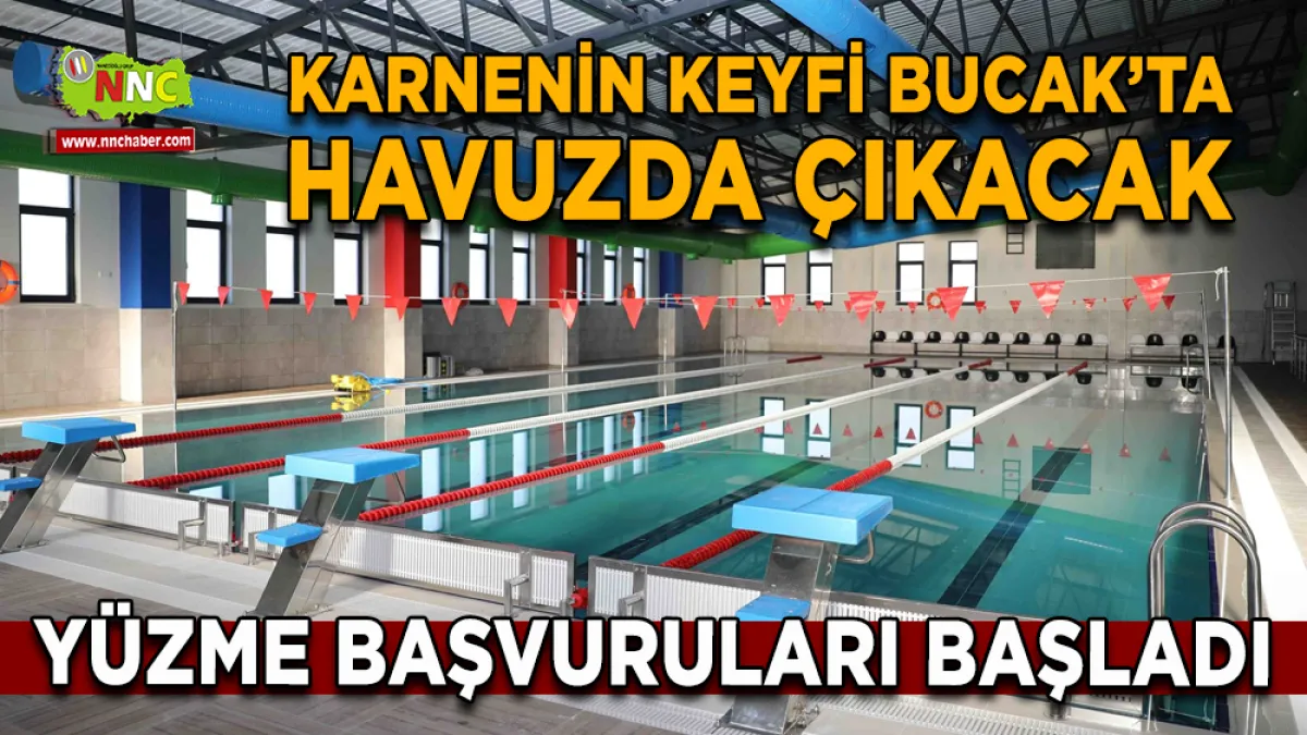 Bucak Belediyesi 6-12 yaş çocuklara ücretsiz yüzme imkânı sunacak