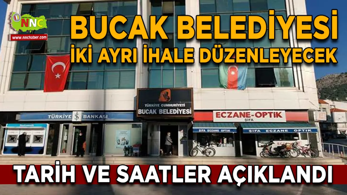 Bucak Belediyesi iki ayrı ihale düzenleyecek