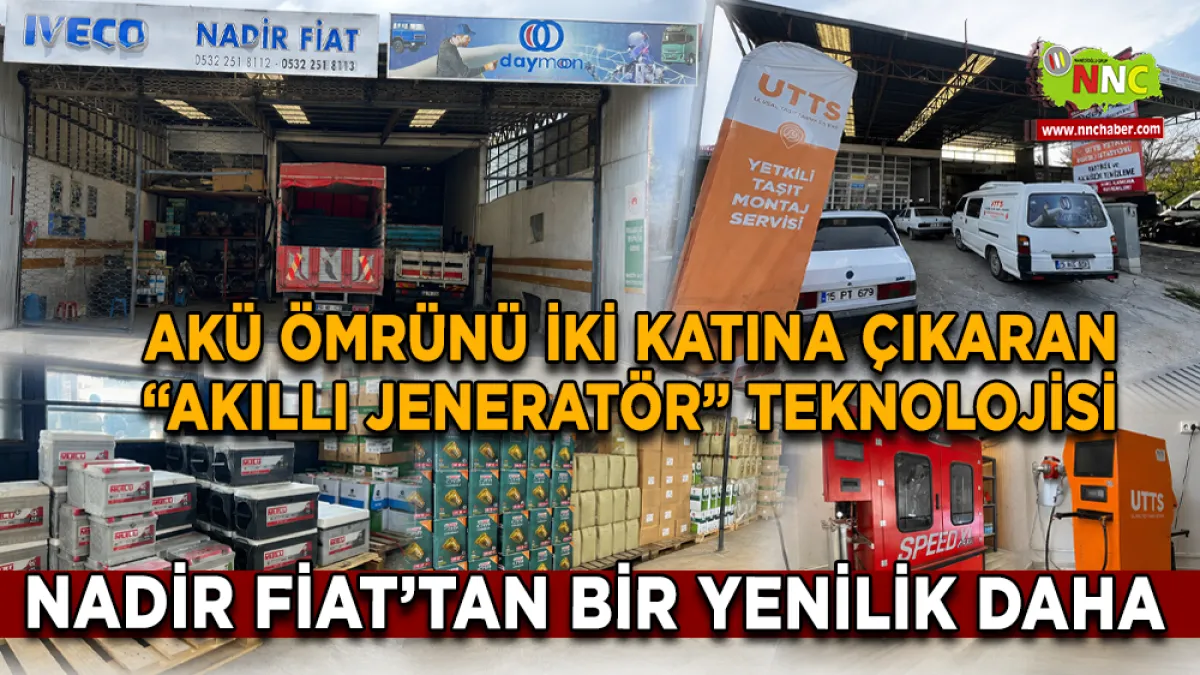 Bucak Nadir Fiat'tan Akü ömrünü iki katına çıkaran  "akıllı jeneratör” teknolojisi