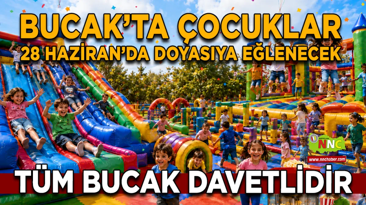 Bucak’ta çocuklar 28 Haziran’da doyasıya eğlenecek
