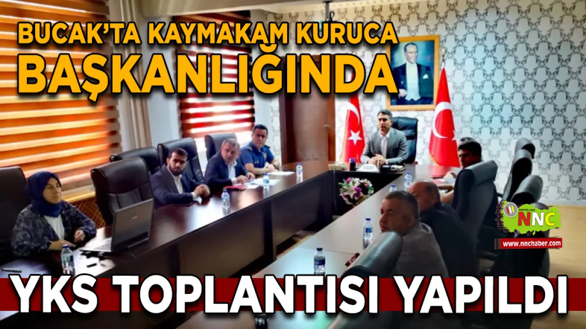 Bucak’ta hafta sonu yapılacak YKS için hazırlık toplantısı