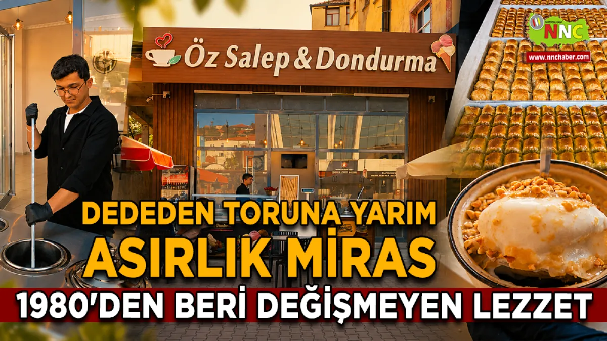 Bucak'ta Öz Salep Dondurma Açıldı Dededen toruna yarım asırlık miras 