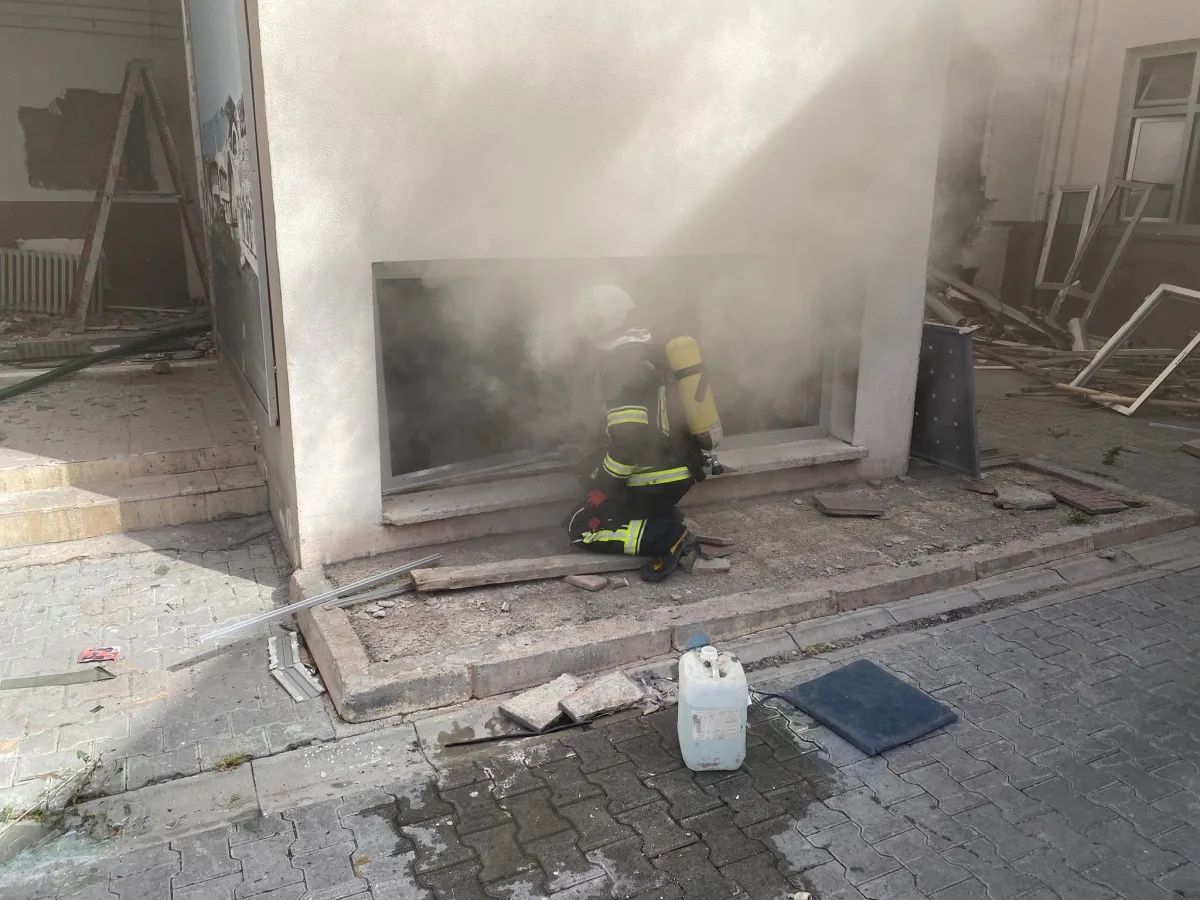 Boşaltılan Burdur E Tipi Cezaevi’nde Yangın Çıktı