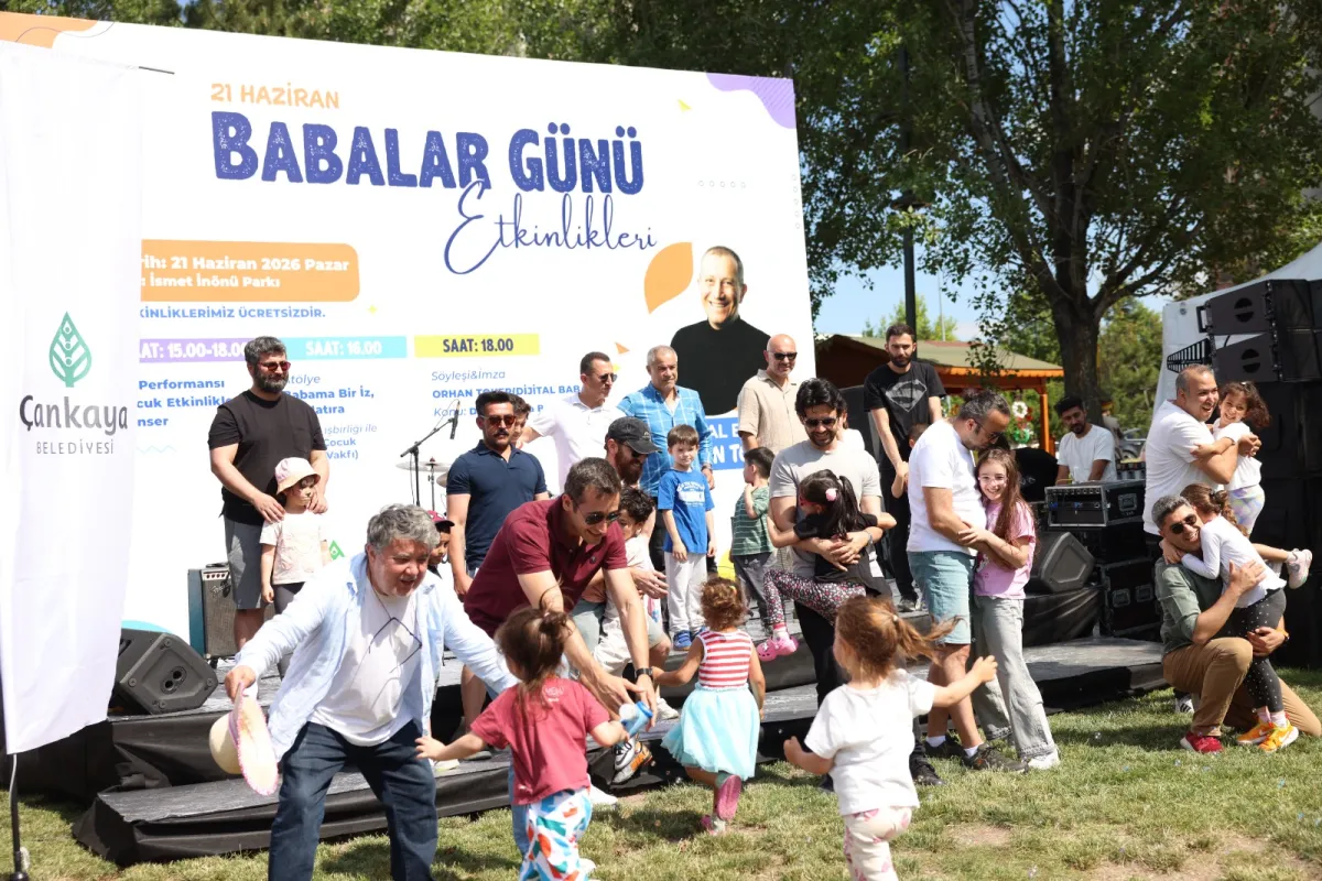 Çankaya’da Babalar Günü Coşkusu: Aileler İsmet İnönü Parkı’nda Buluştu
