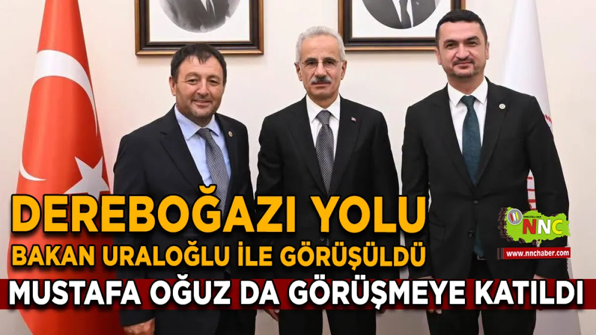 Isparta-Antalya Dereboğazı Yolu’nda son durum değerlendirildi