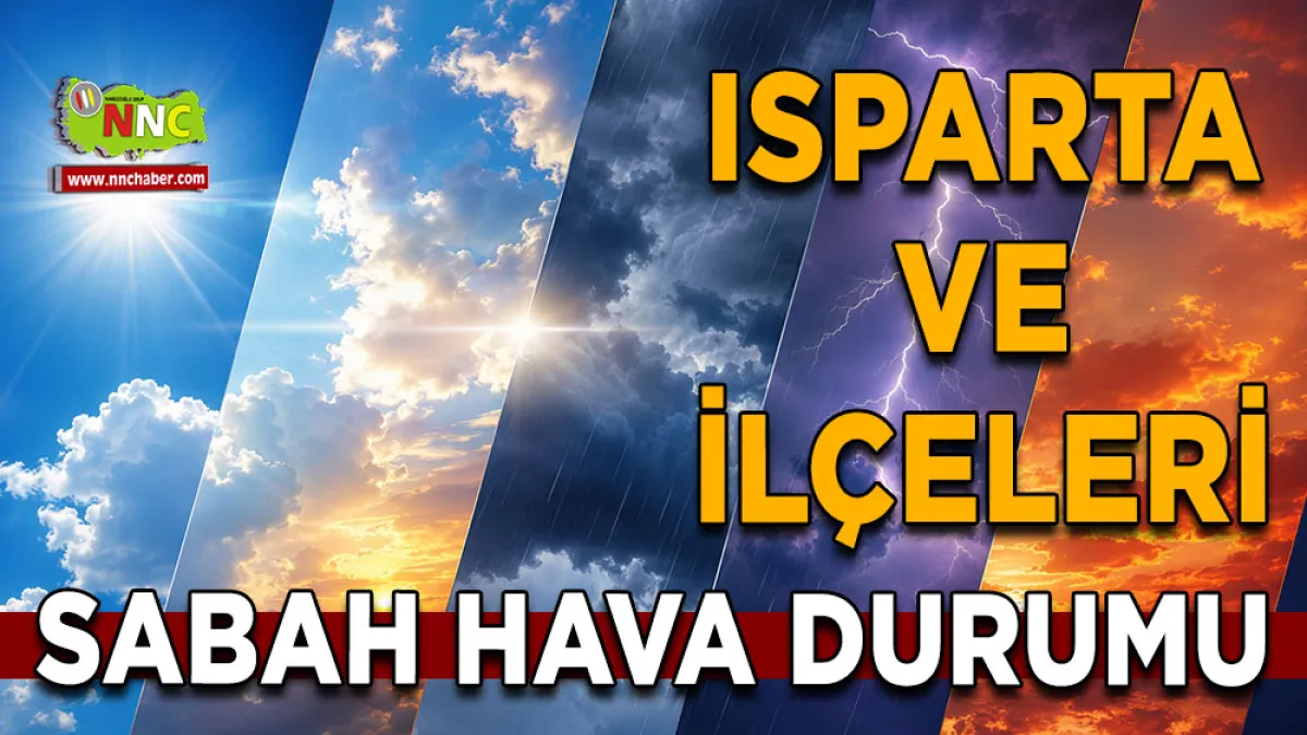 Isparta ve ilçelerinde yağışlı hava etkisini sürdürüyor