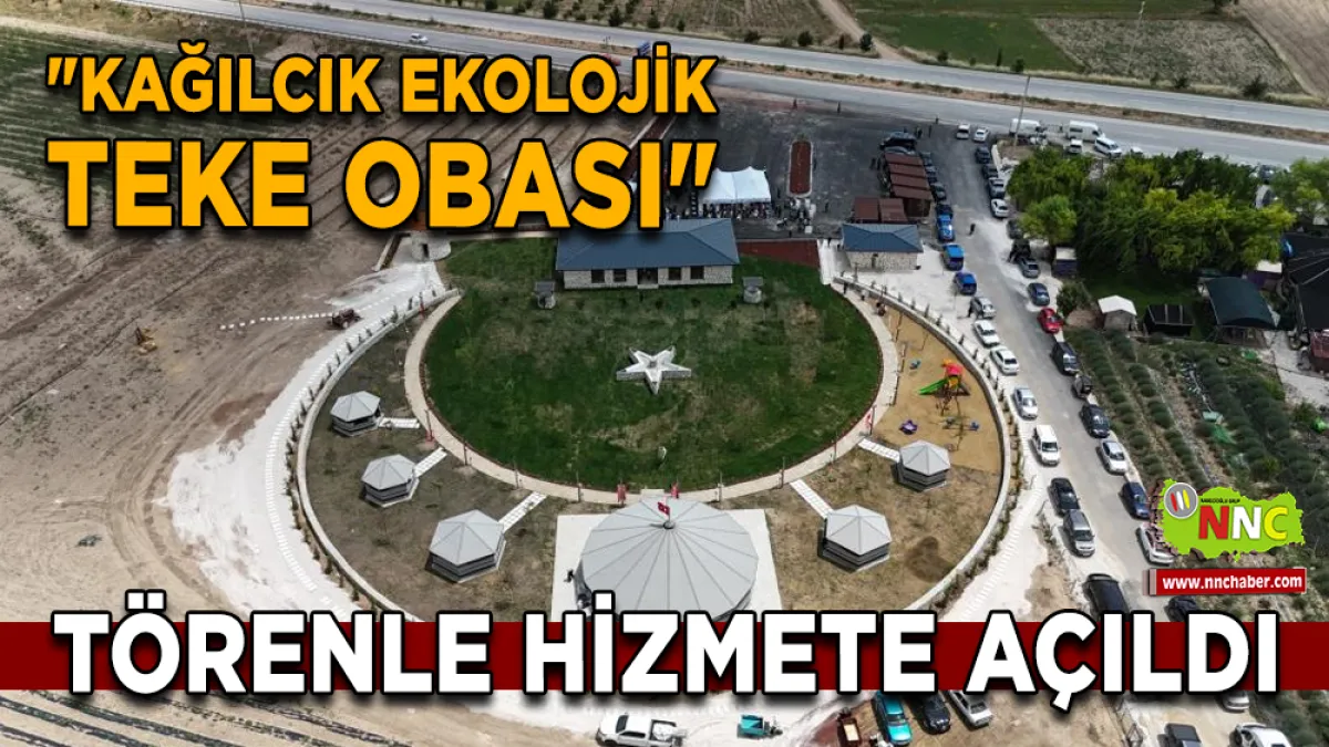 "Kağılcık Ekolojik Teke Obası" törenle hizmete açıldı