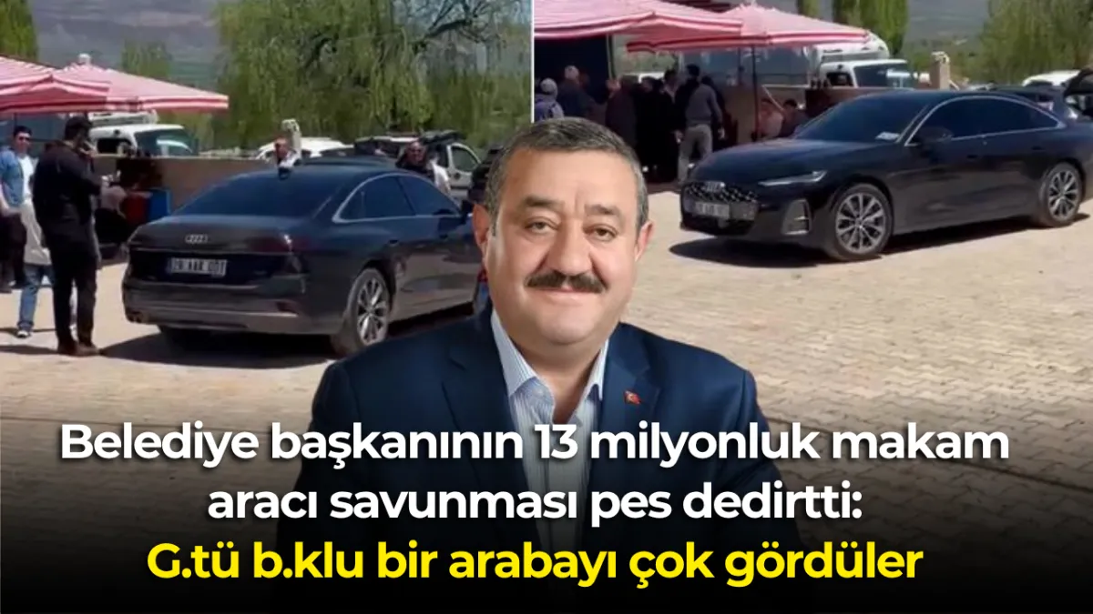 Kelkit Belediye Başkanı’nın 13 milyonluk araç açıklaması tepki çekti