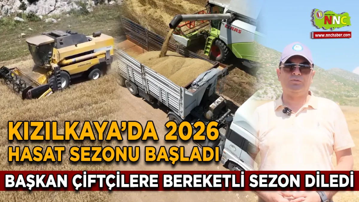 Kızılkaya’da 2026 hasat sezonu başladı