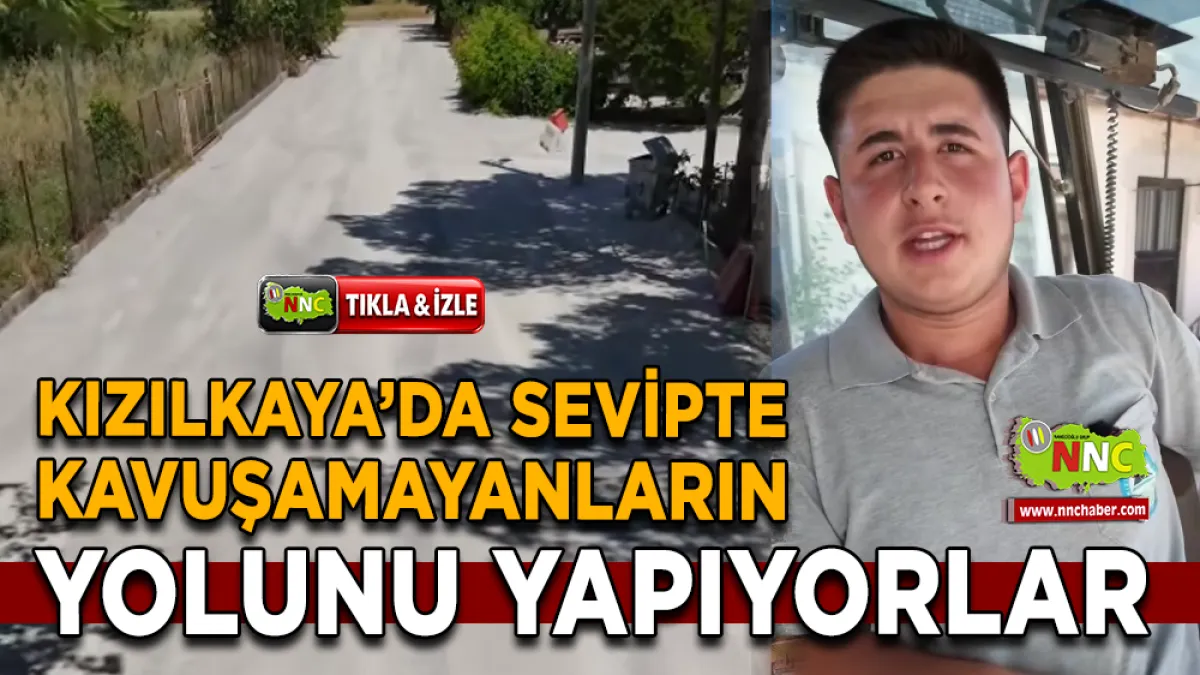 Kızılkaya’da yol çalışmaları aralıksız sürüyor